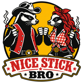 Nice Stick Bro - Badgers Shirt - 4 Color Design